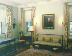 Livingroom, looking west from the hall.
